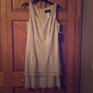 Evening / Social dress. Platinum. Size 10